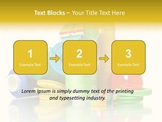 Tailor Industry Blue PowerPoint Template