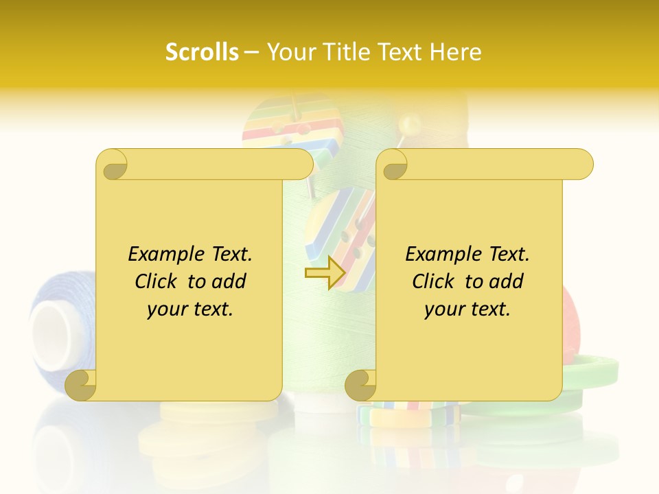 Tailor Industry Blue PowerPoint Template