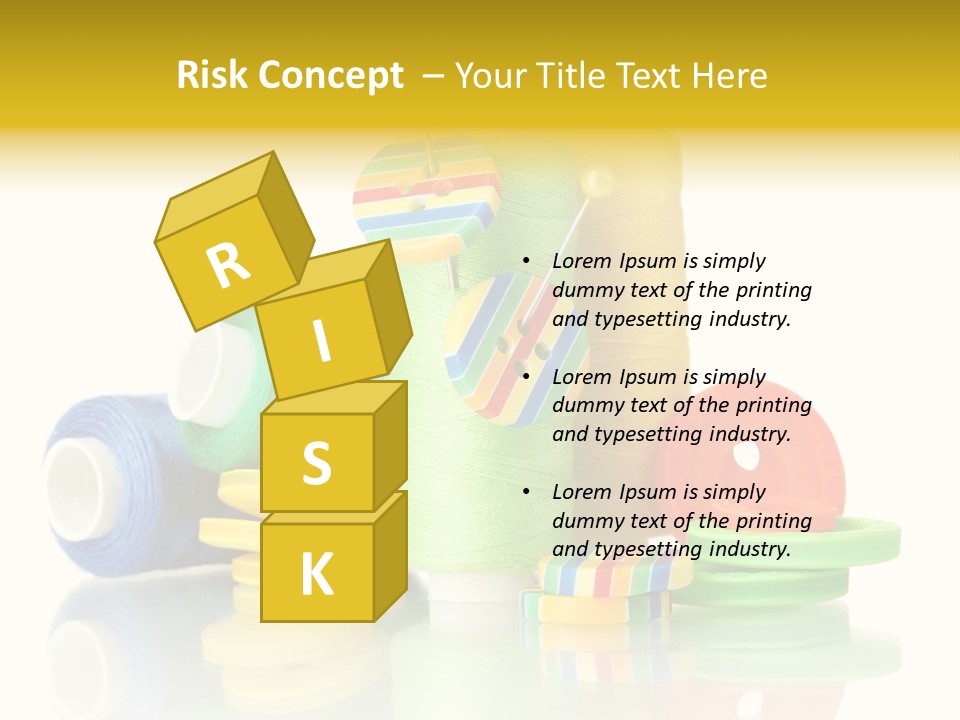 Tailor Industry Blue PowerPoint Template