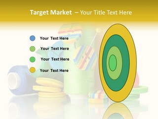 Tailor Industry Blue PowerPoint Template