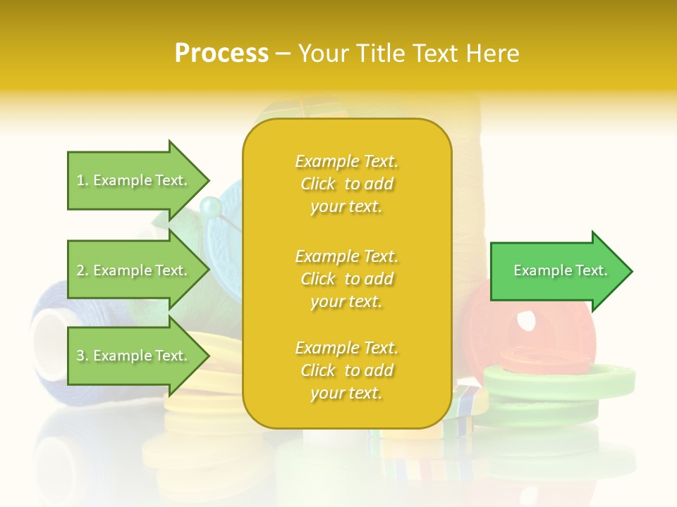 Tailor Industry Blue PowerPoint Template