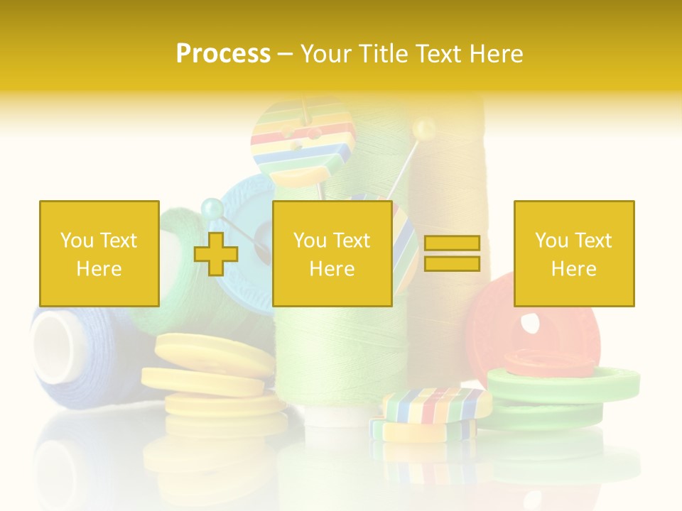 Tailor Industry Blue PowerPoint Template