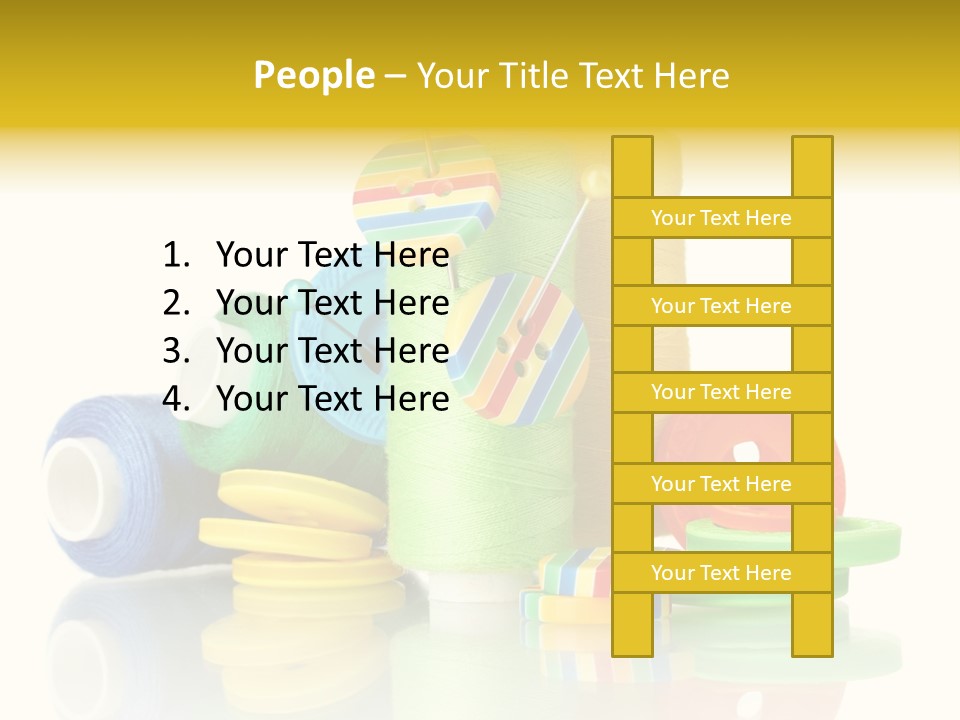 Tailor Industry Blue PowerPoint Template