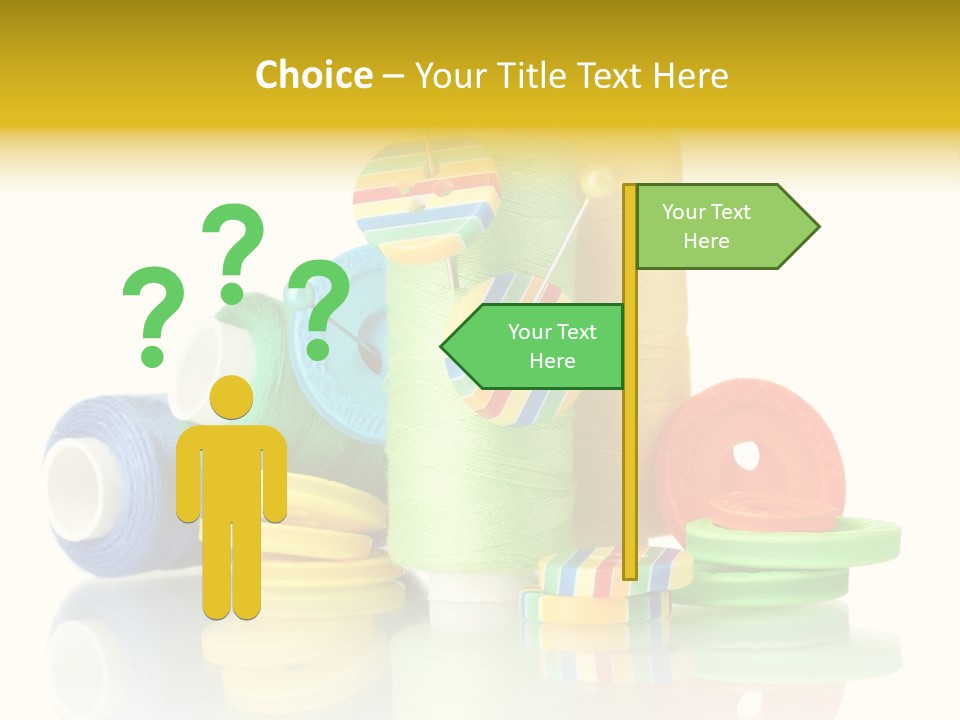 Tailor Industry Blue PowerPoint Template