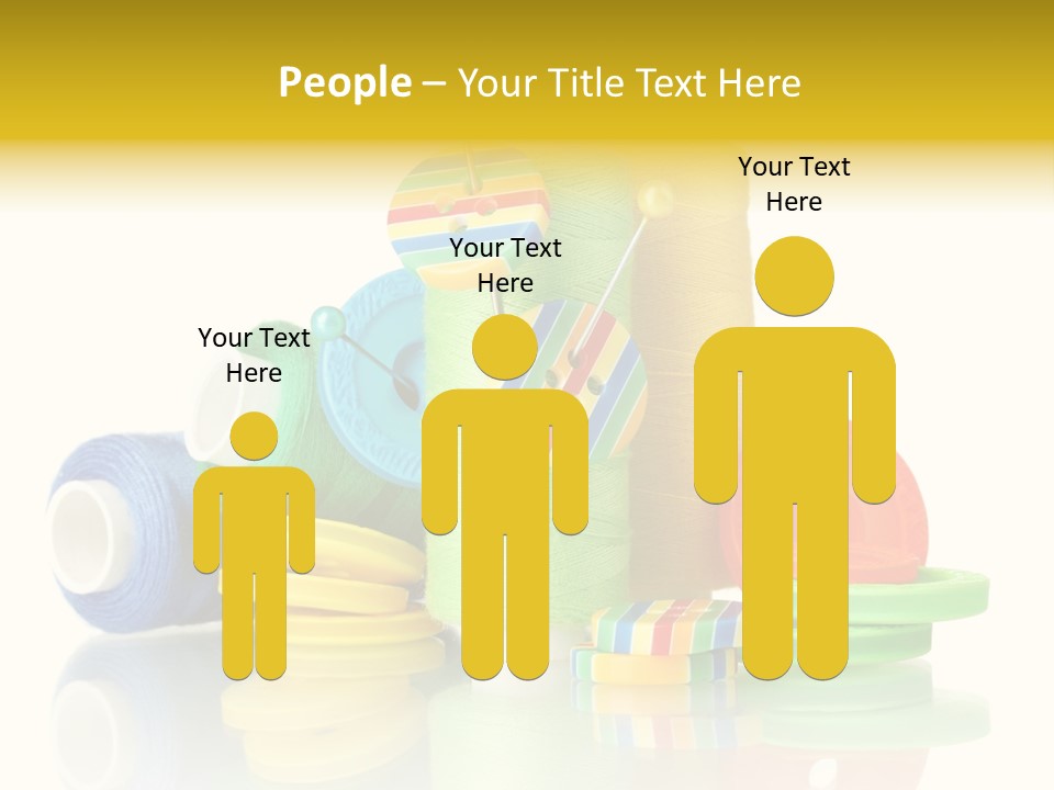 Tailor Industry Blue PowerPoint Template