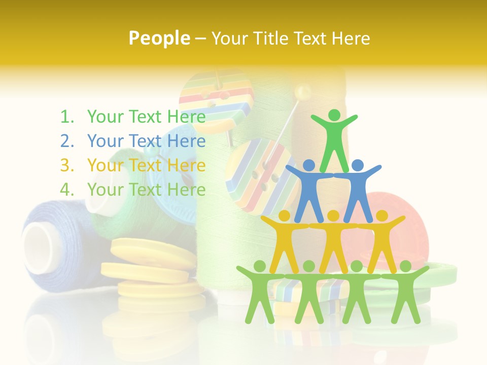 Tailor Industry Blue PowerPoint Template