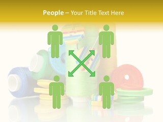 Tailor Industry Blue PowerPoint Template