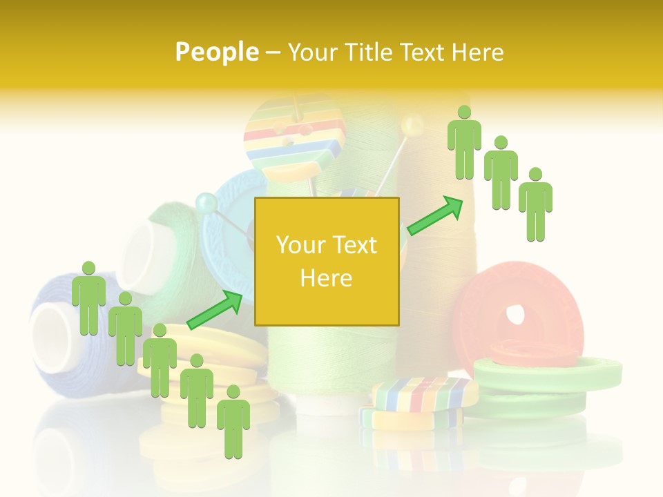 Tailor Industry Blue PowerPoint Template