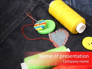 Love Decoration Patch PowerPoint Template