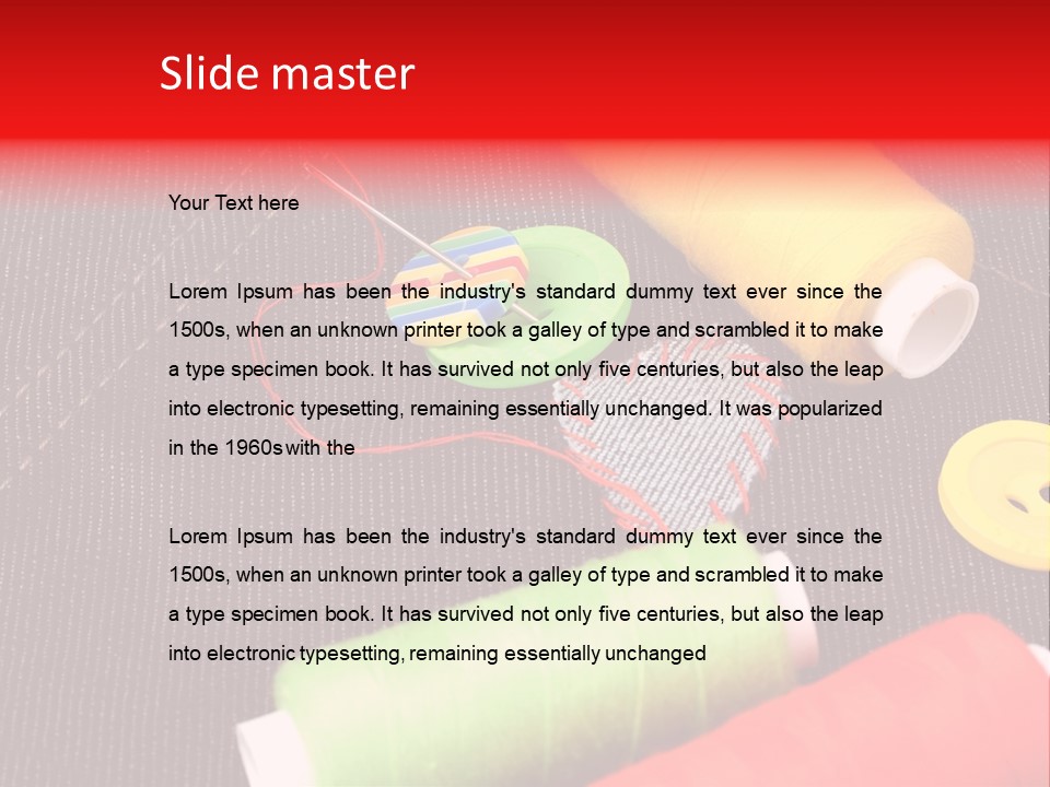 Love Decoration Patch PowerPoint Template