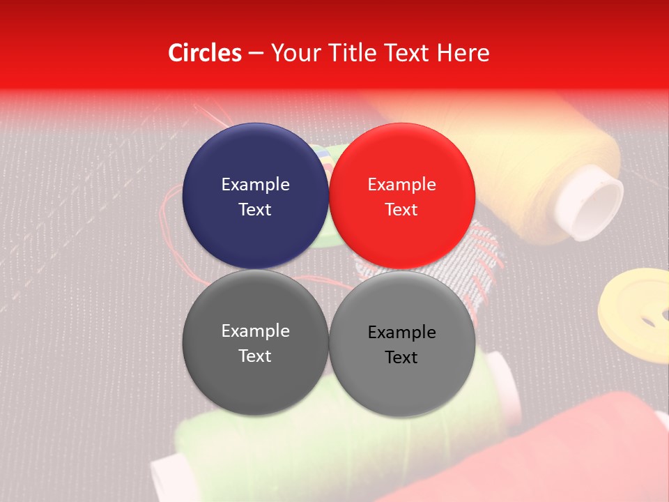 Love Decoration Patch PowerPoint Template