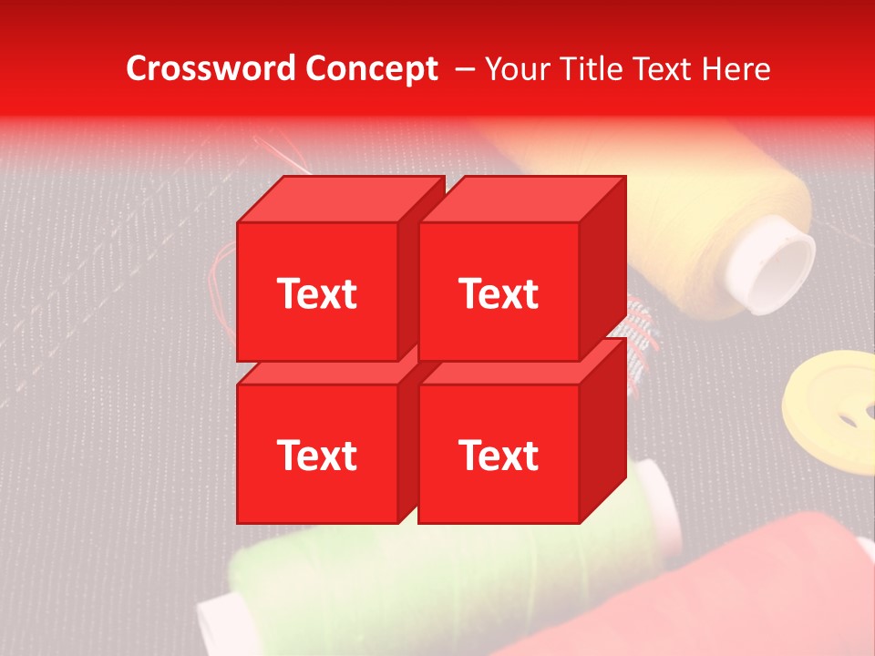 Love Decoration Patch PowerPoint Template