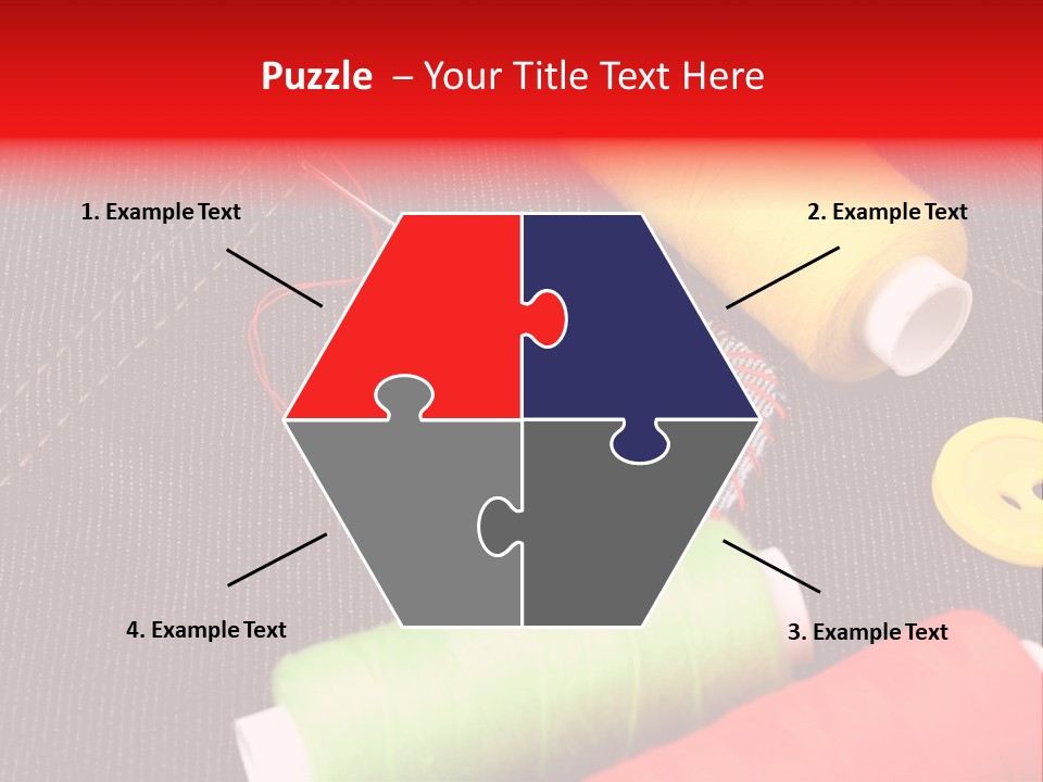 Love Decoration Patch PowerPoint Template