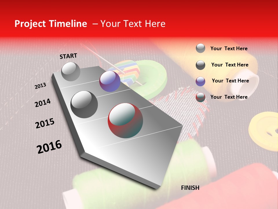 Love Decoration Patch PowerPoint Template