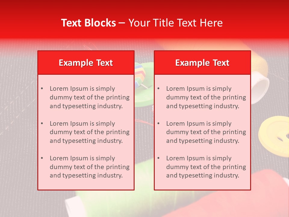 Love Decoration Patch PowerPoint Template