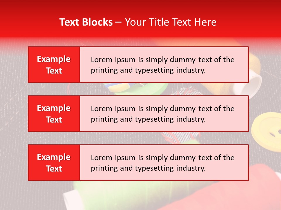 Love Decoration Patch PowerPoint Template