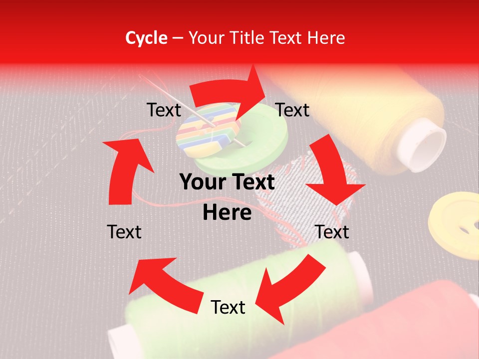 Love Decoration Patch PowerPoint Template