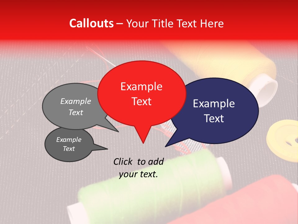 Love Decoration Patch PowerPoint Template