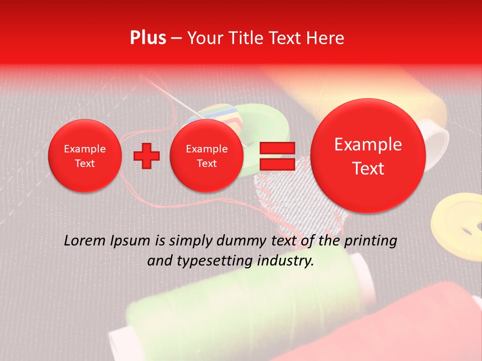 Love Decoration Patch PowerPoint Template