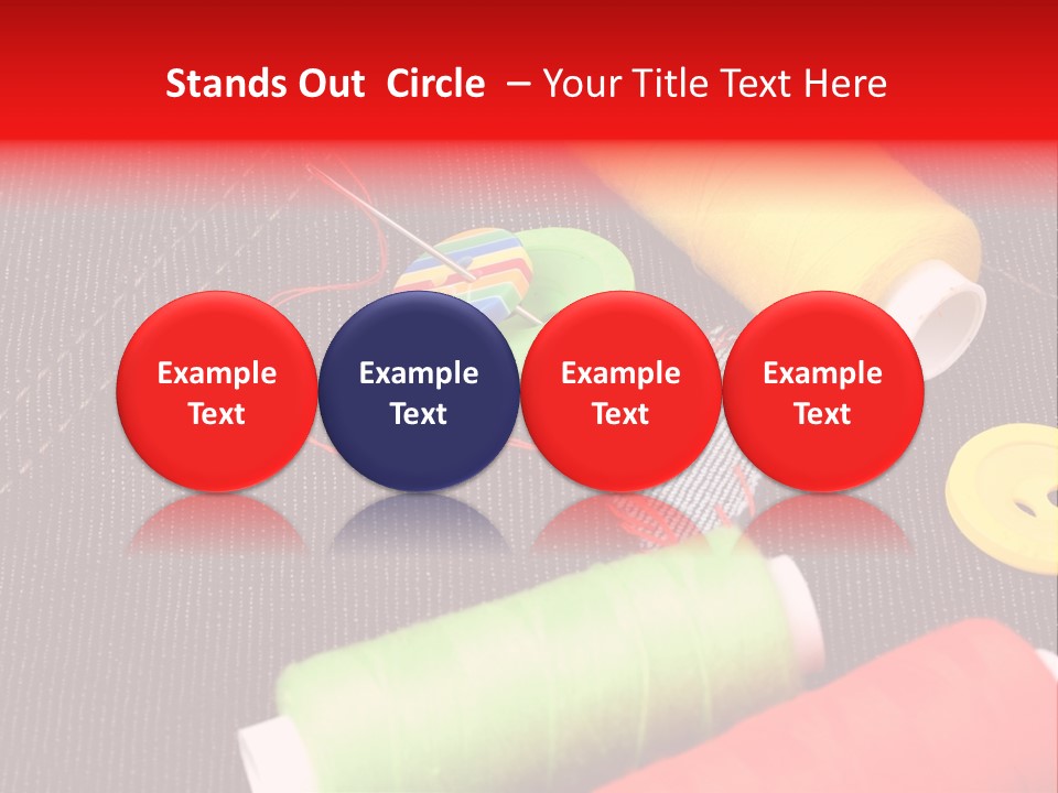 Love Decoration Patch PowerPoint Template