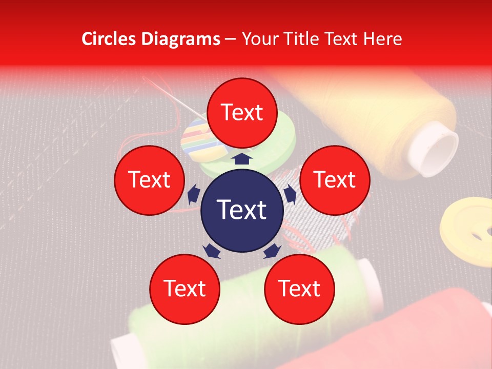 Love Decoration Patch PowerPoint Template