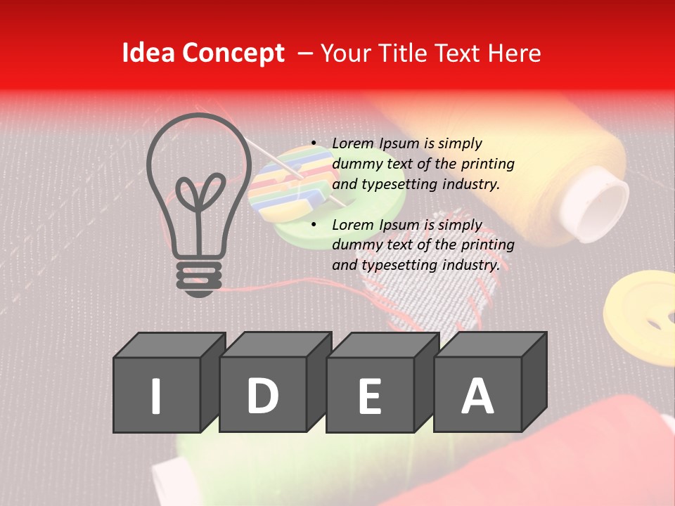 Love Decoration Patch PowerPoint Template