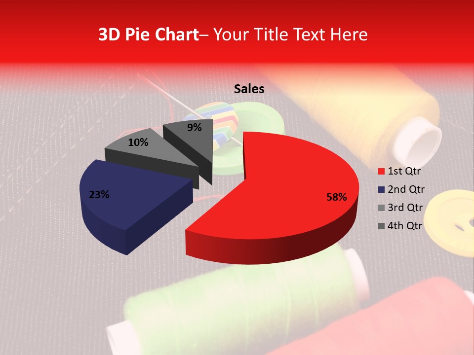 Love Decoration Patch PowerPoint Template