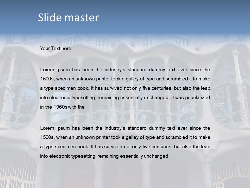 Style Balcony Culture PowerPoint Template