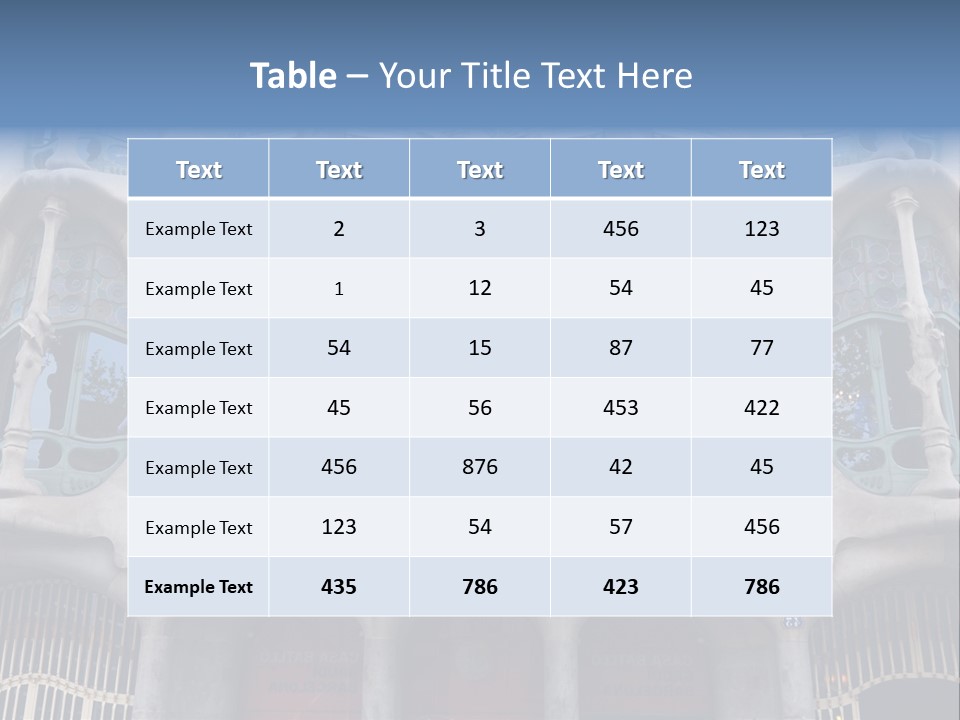 Style Balcony Culture PowerPoint Template