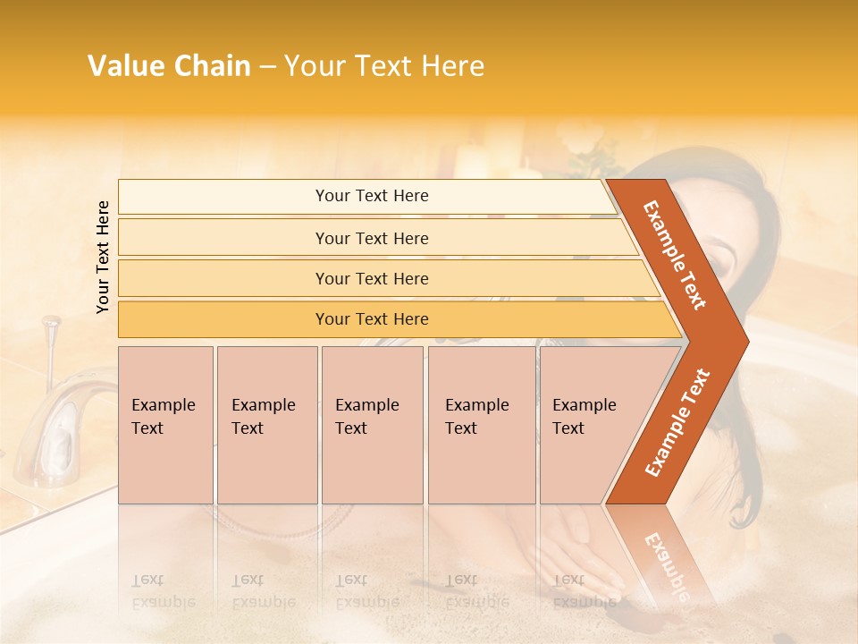 Water Foam Flower PowerPoint Template