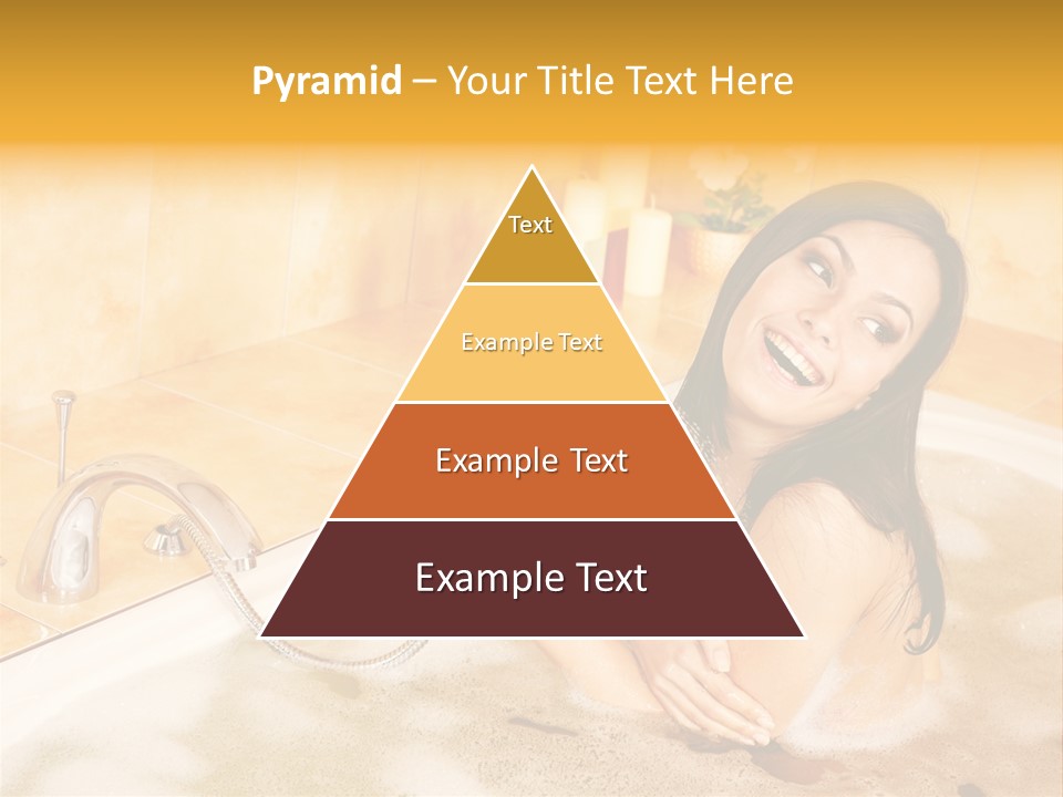 Water Foam Flower PowerPoint Template