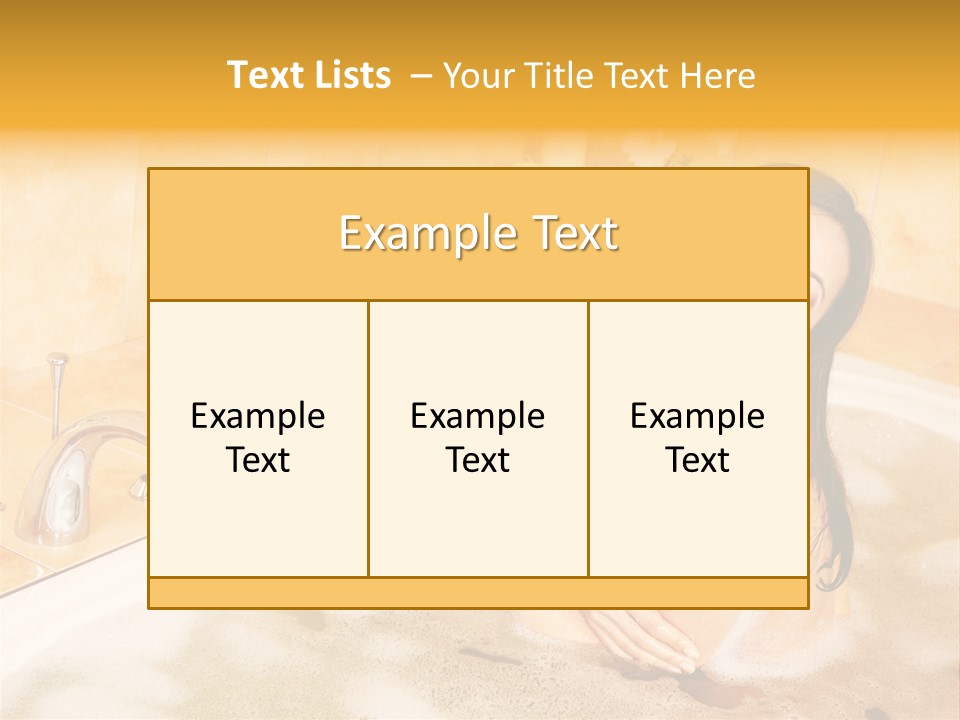 Water Foam Flower PowerPoint Template