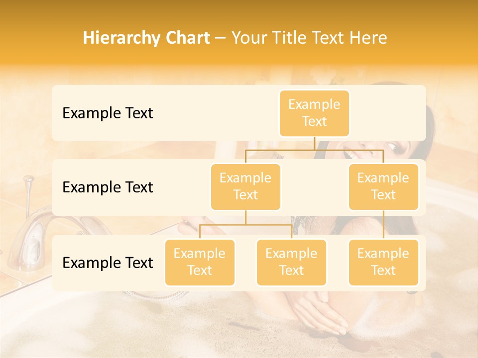 Water Foam Flower PowerPoint Template