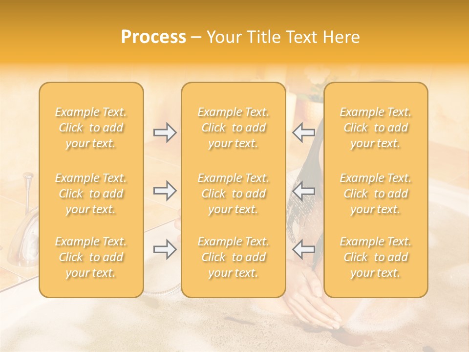 Water Foam Flower PowerPoint Template