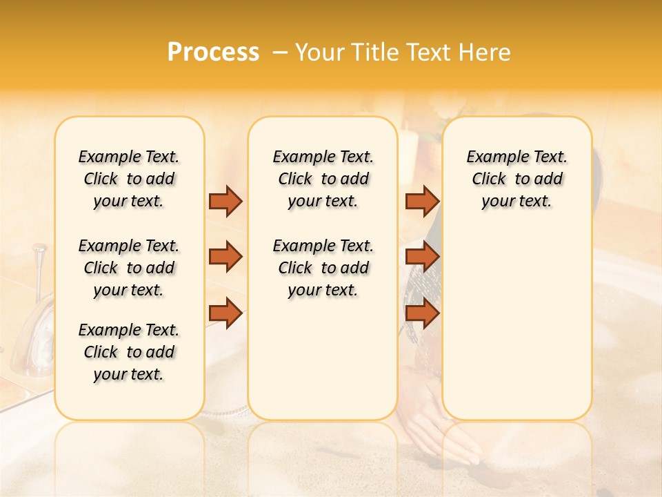 Water Foam Flower PowerPoint Template
