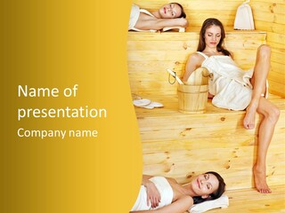 Beautiful People Wood PowerPoint Template