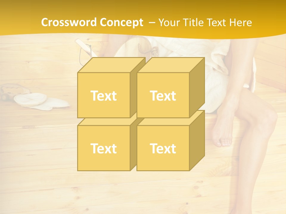 Beautiful People Wood PowerPoint Template