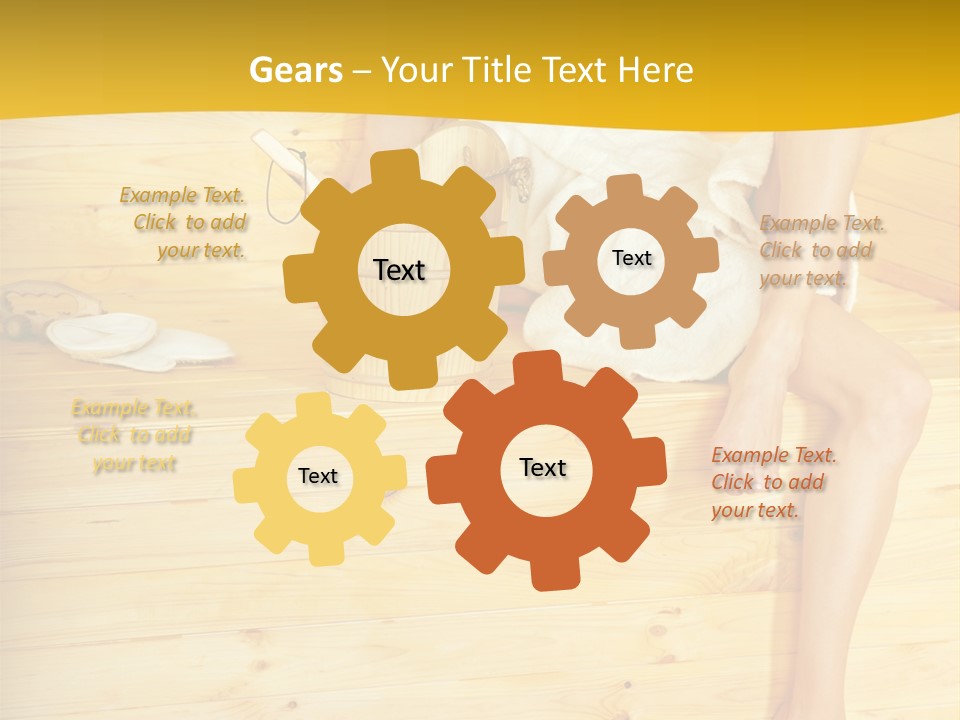 Beautiful People Wood PowerPoint Template