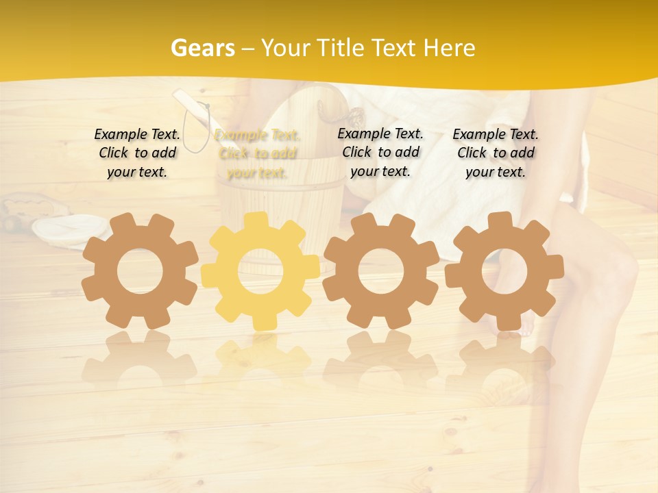 Beautiful People Wood PowerPoint Template