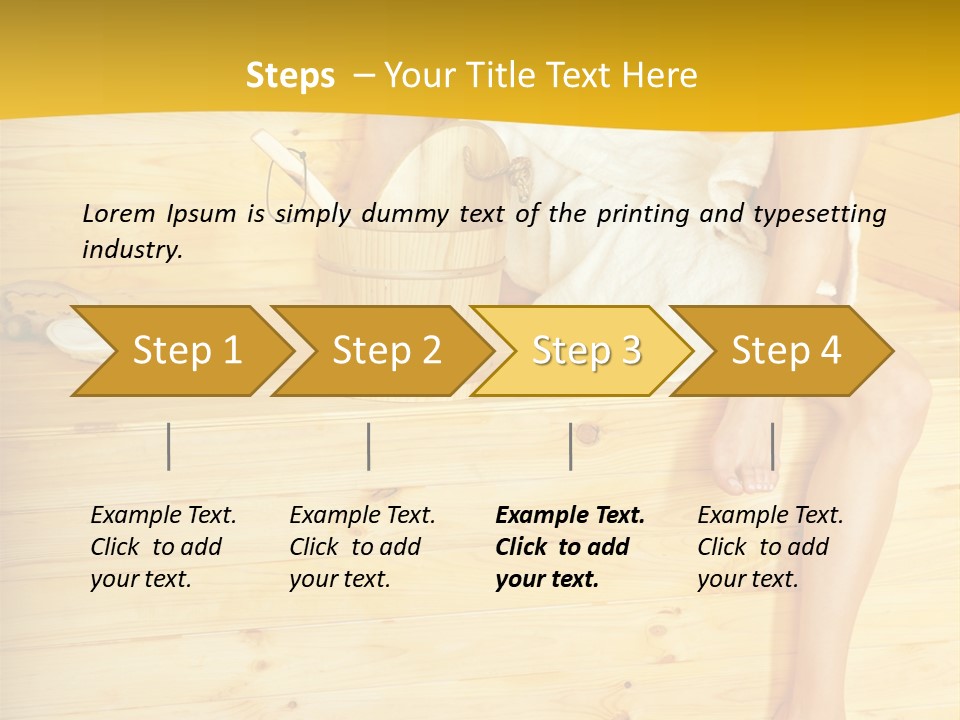 Beautiful People Wood PowerPoint Template