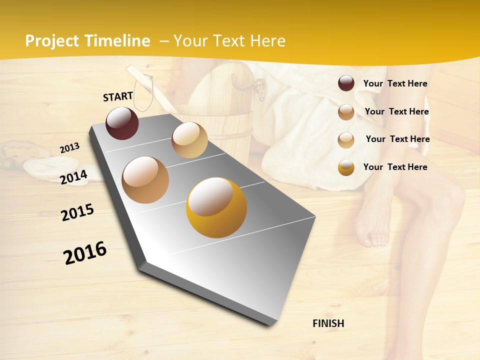 Beautiful People Wood PowerPoint Template