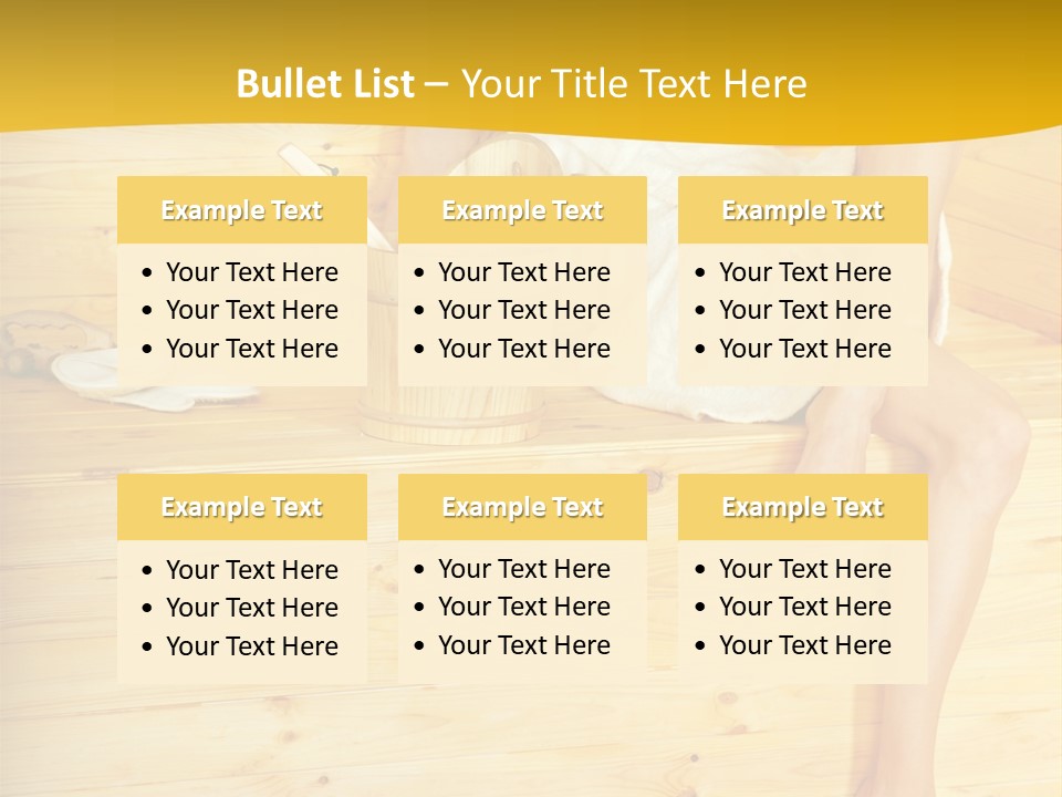 Beautiful People Wood PowerPoint Template