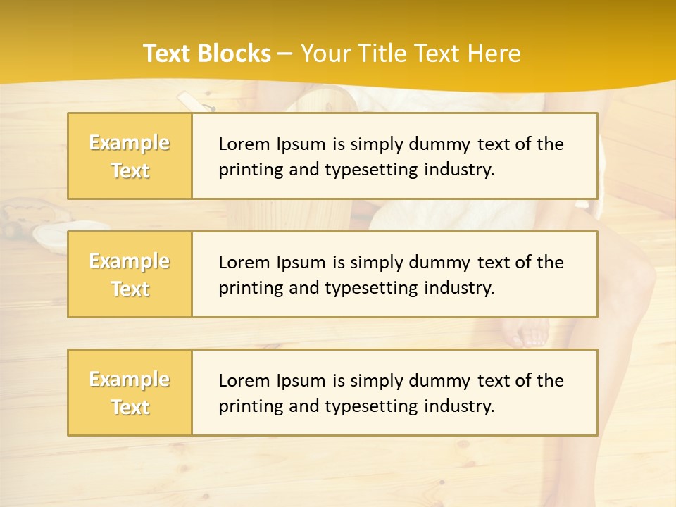 Beautiful People Wood PowerPoint Template