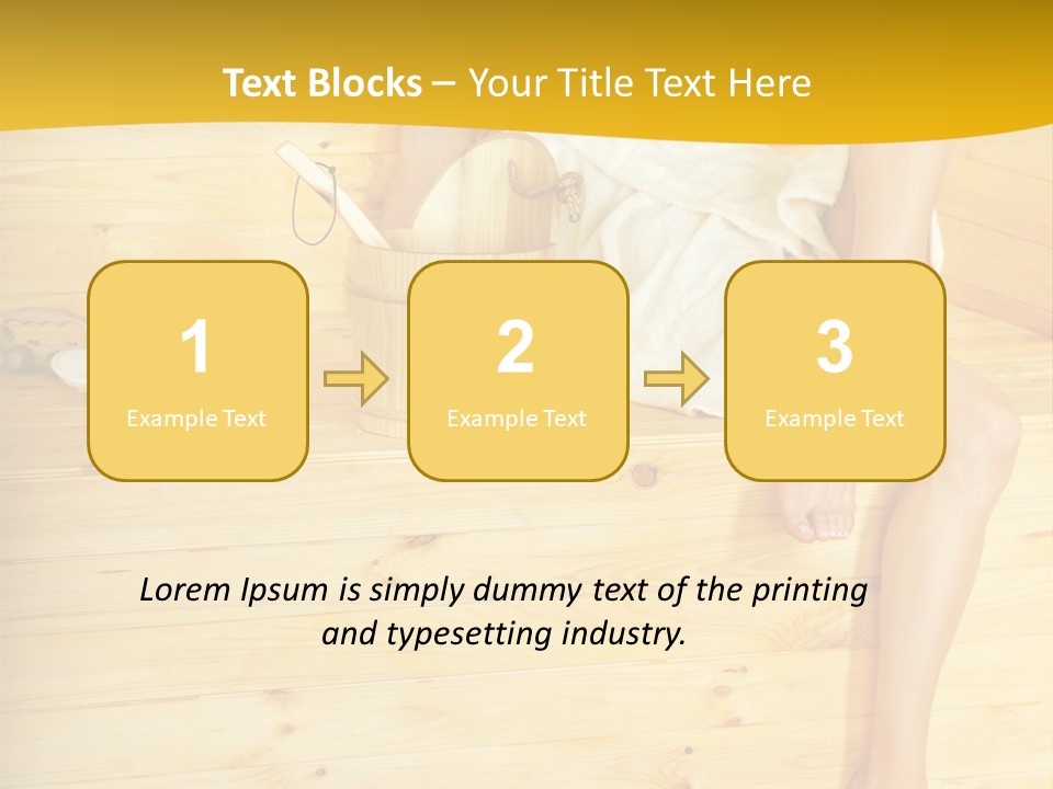 Beautiful People Wood PowerPoint Template