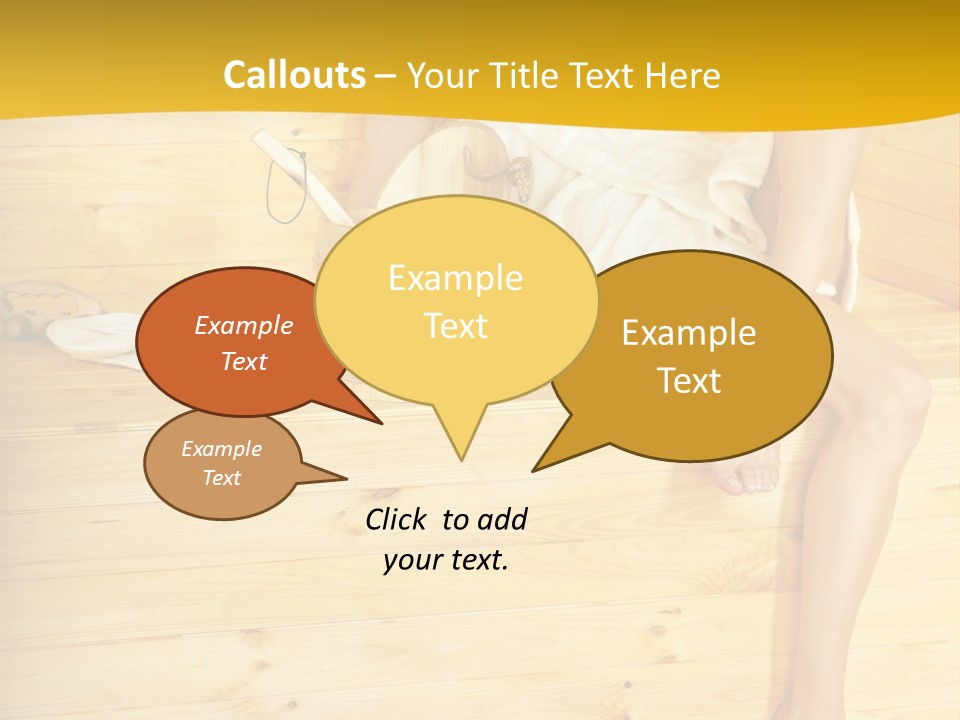 Beautiful People Wood PowerPoint Template