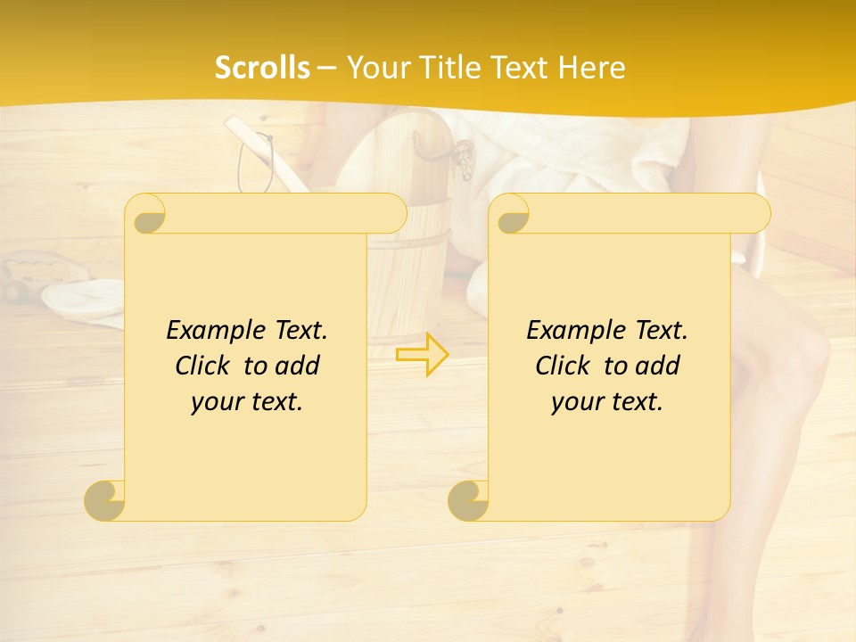 Beautiful People Wood PowerPoint Template