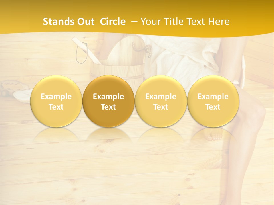 Beautiful People Wood PowerPoint Template