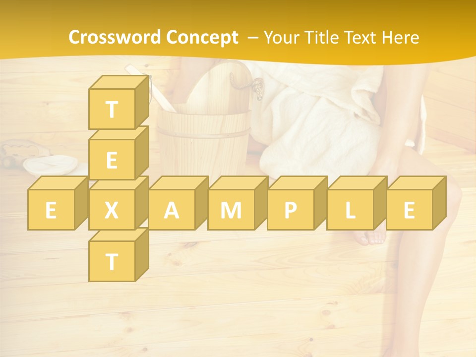 Beautiful People Wood PowerPoint Template