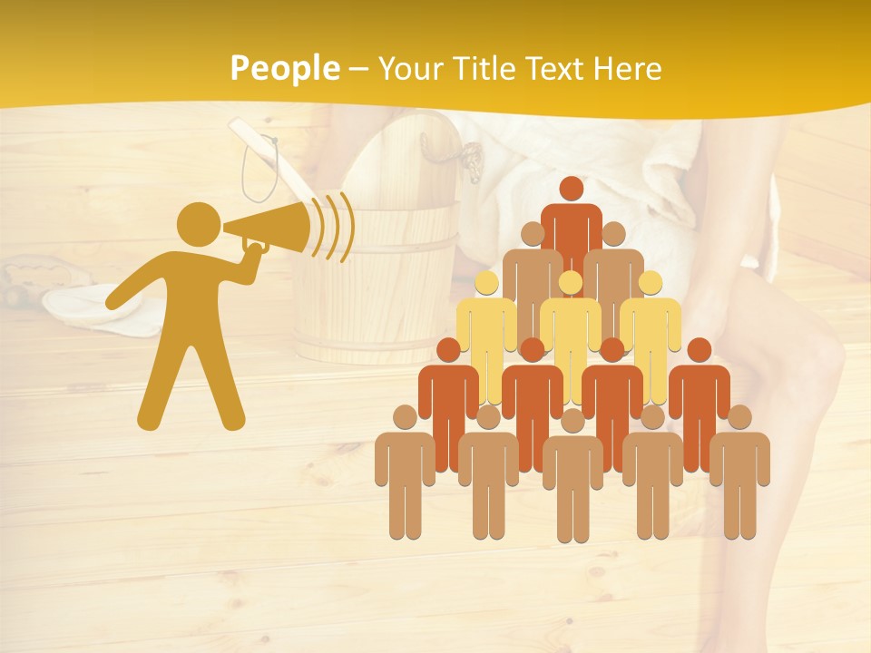 Beautiful People Wood PowerPoint Template