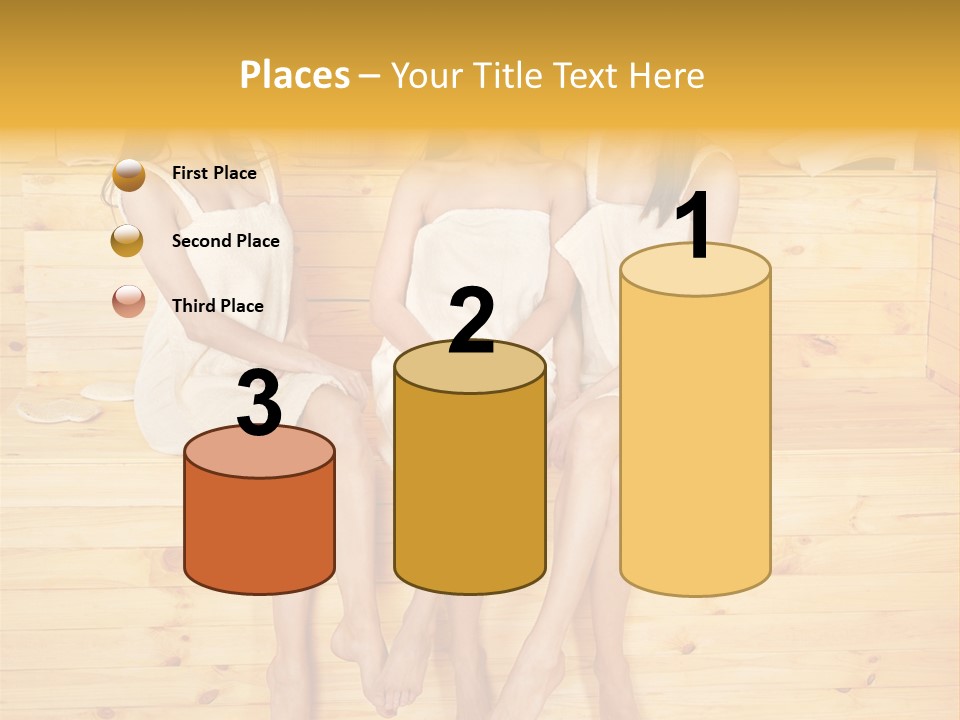 Relaxation Refresh Girl PowerPoint Template